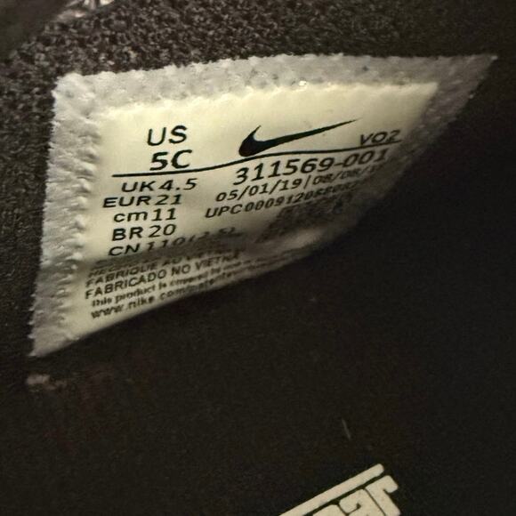 Nike Air Max Goadome ‘Triple Black’ Toddler Leather Boots - Size 5 C - Picture 11 of 11